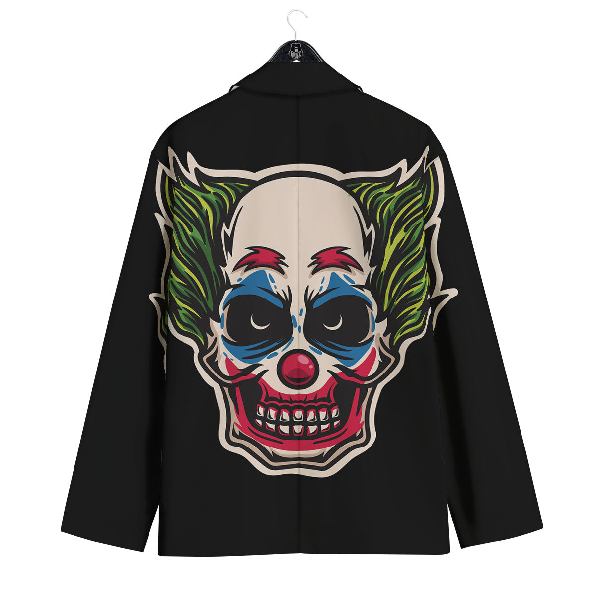 Clown Scary Cartoon Print Men's Sport Coat-grizzshop