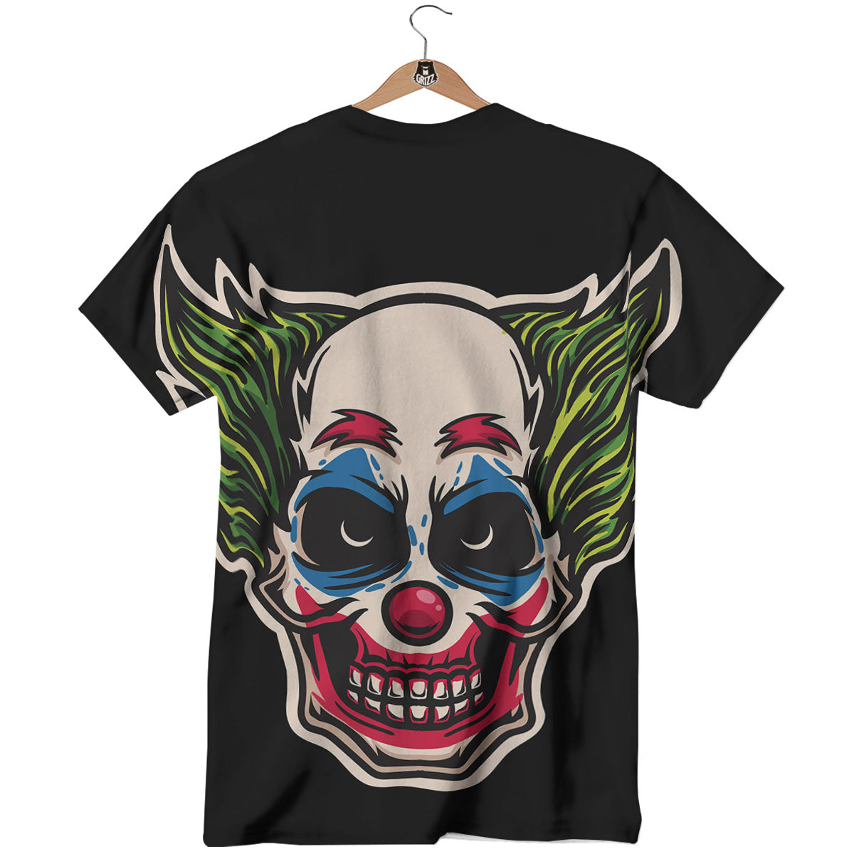 Clown Scary Cartoon Print T-Shirt-grizzshop