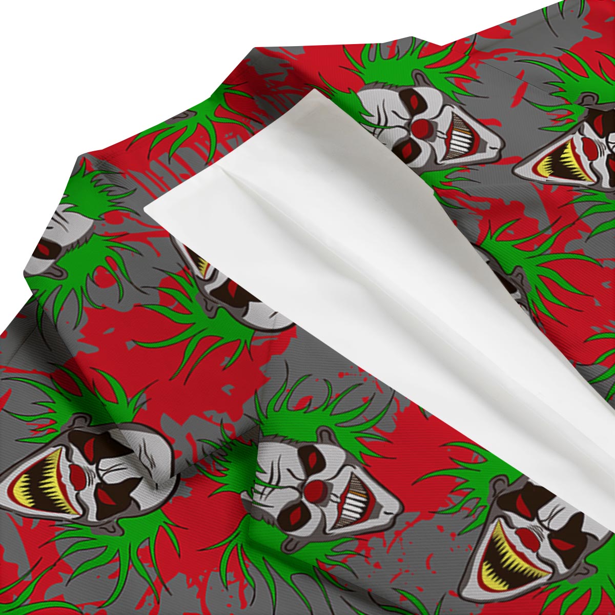 Clown Scary Pattern Print Men's Blazer-grizzshop