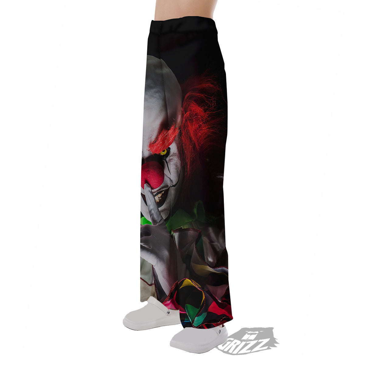 Clown Scary Print Pajama Pants-grizzshop