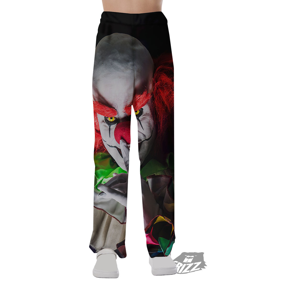 Clown Scary Print Pajama Pants-grizzshop