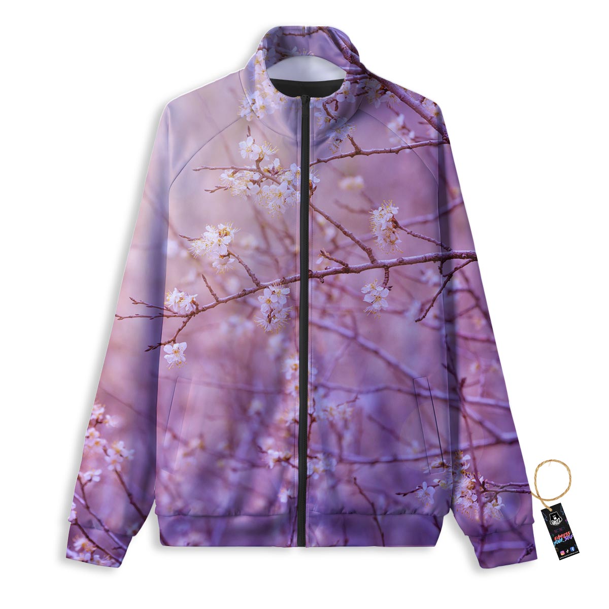 Clown Scary Print Track Jacket-grizzshop