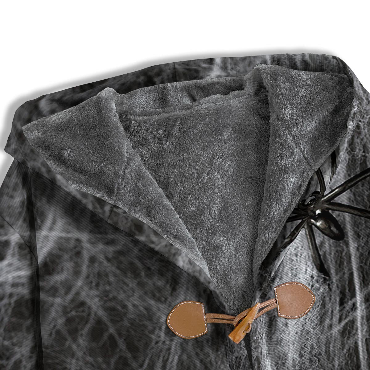 Cobweb And Toy Spiders Print Men's Windbreaker Jacket-grizzshop