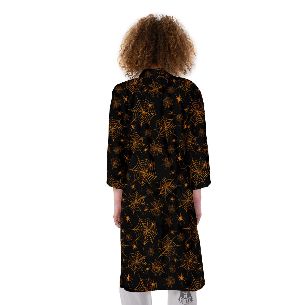 Cobweb Halloween Print Pattern Kimono-grizzshop
