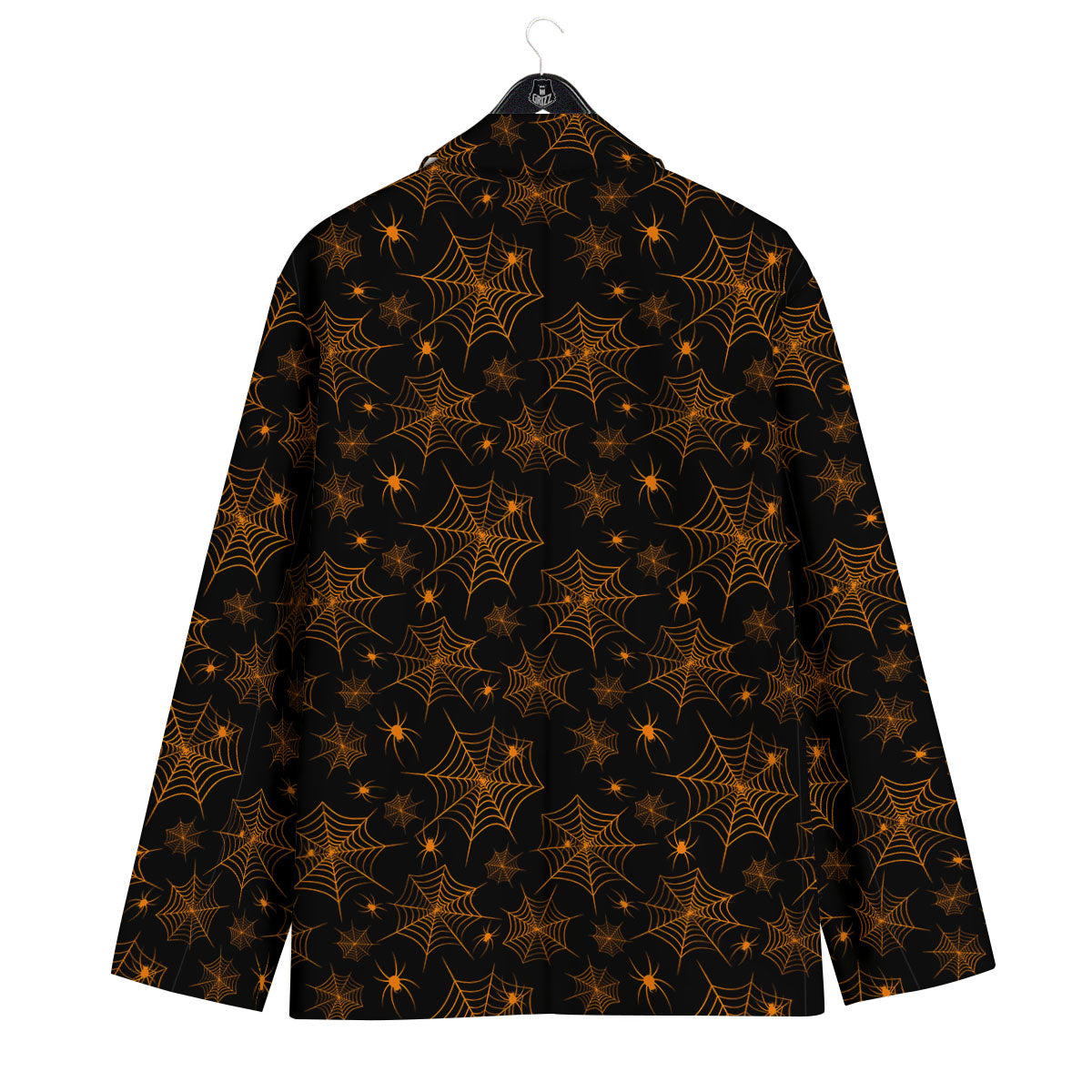 Cobweb Halloween Print Pattern Men's Sport Coat-grizzshop