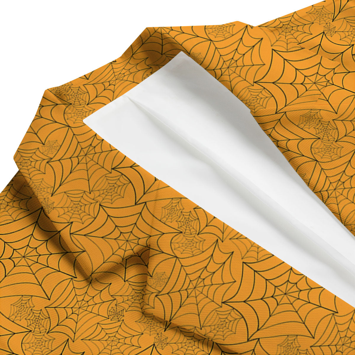 Cobweb Horror Print Men's Blazer-grizzshop