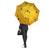 Cobweb Yellow Print Umbrella-grizzshop