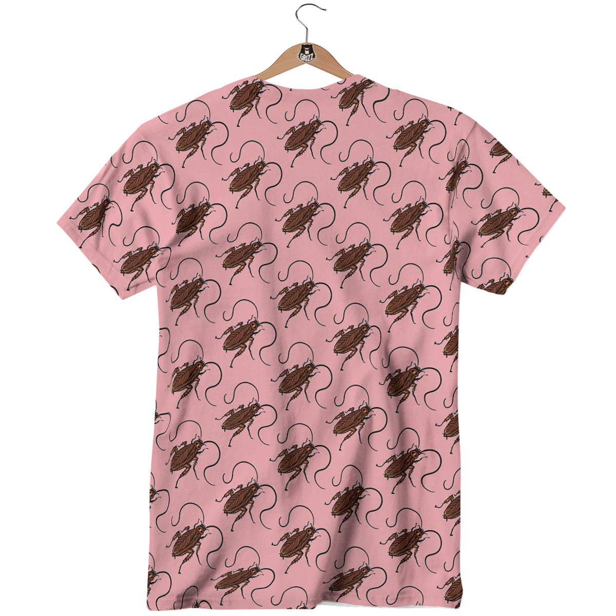 Cockroach Pink Print Pattern T-Shirt-grizzshop