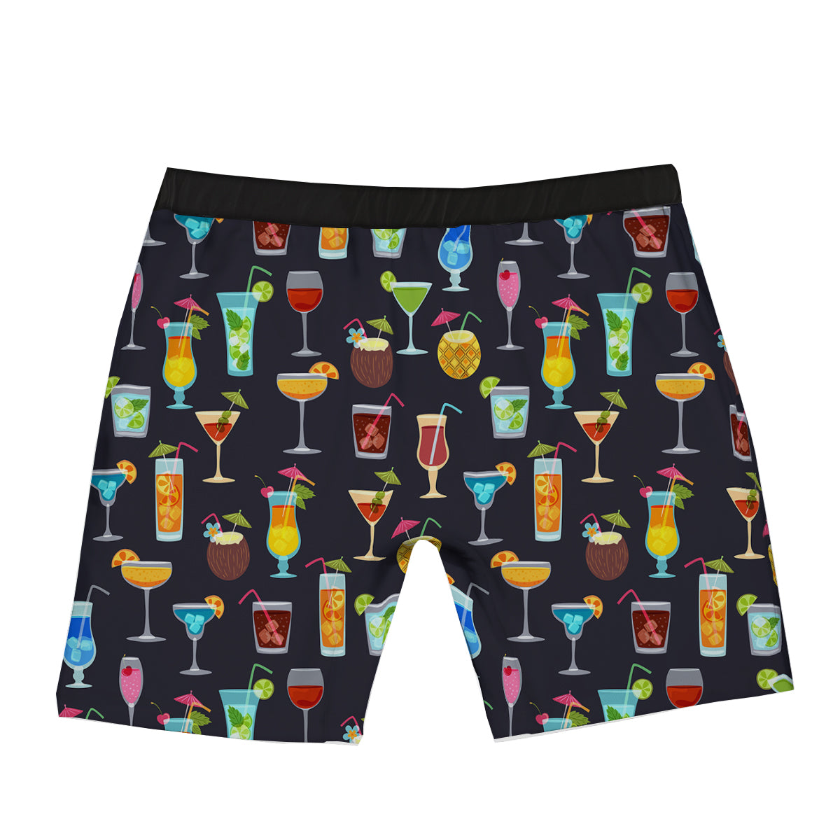 Cocktail Exotic Print Pattern Boxer Briefs-grizzshop