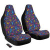 Cocktail Watercolor Print Pattern Car Seat Covers-grizzshop