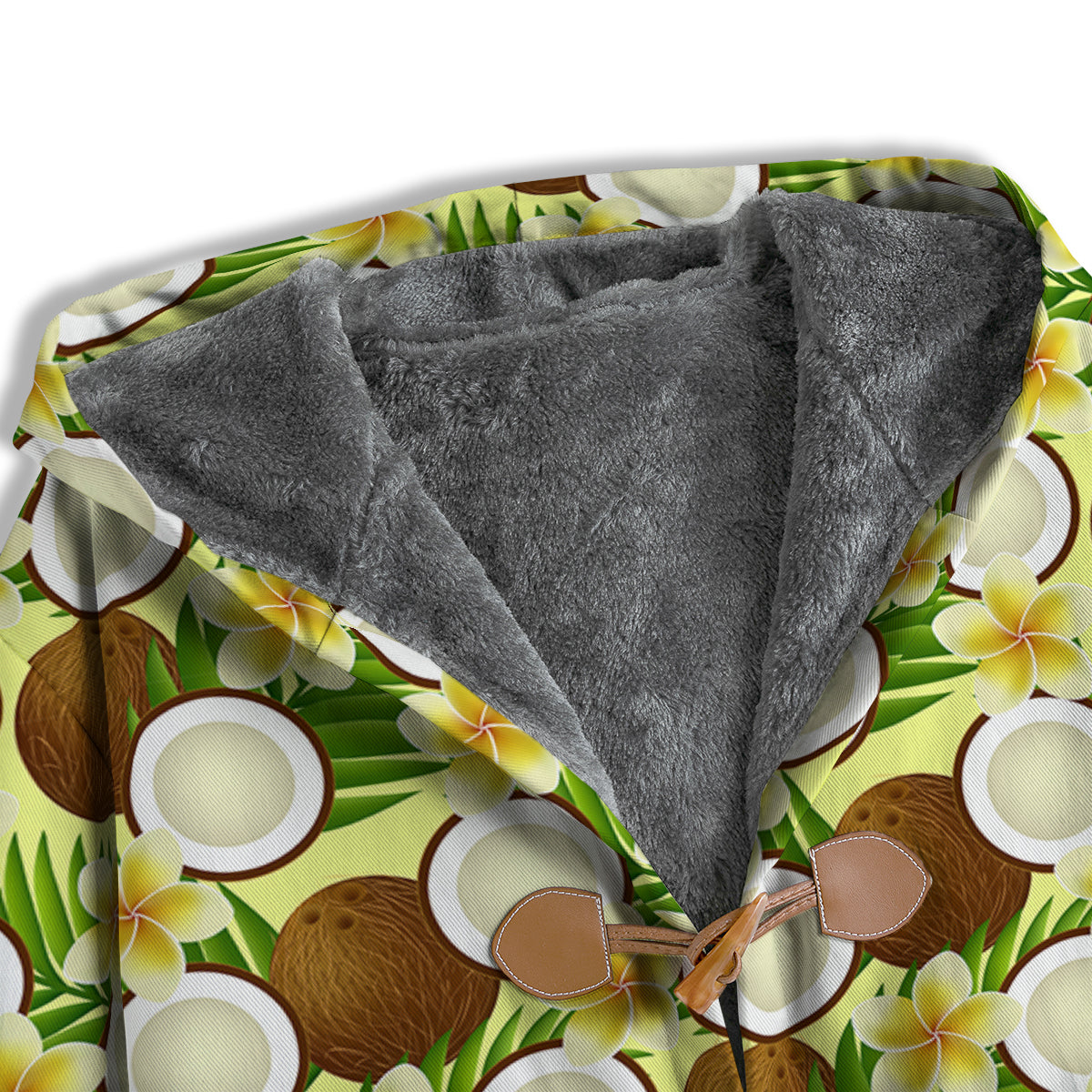 Coconut Beige Print Pattern Men's Windbreaker Jacket-grizzshop