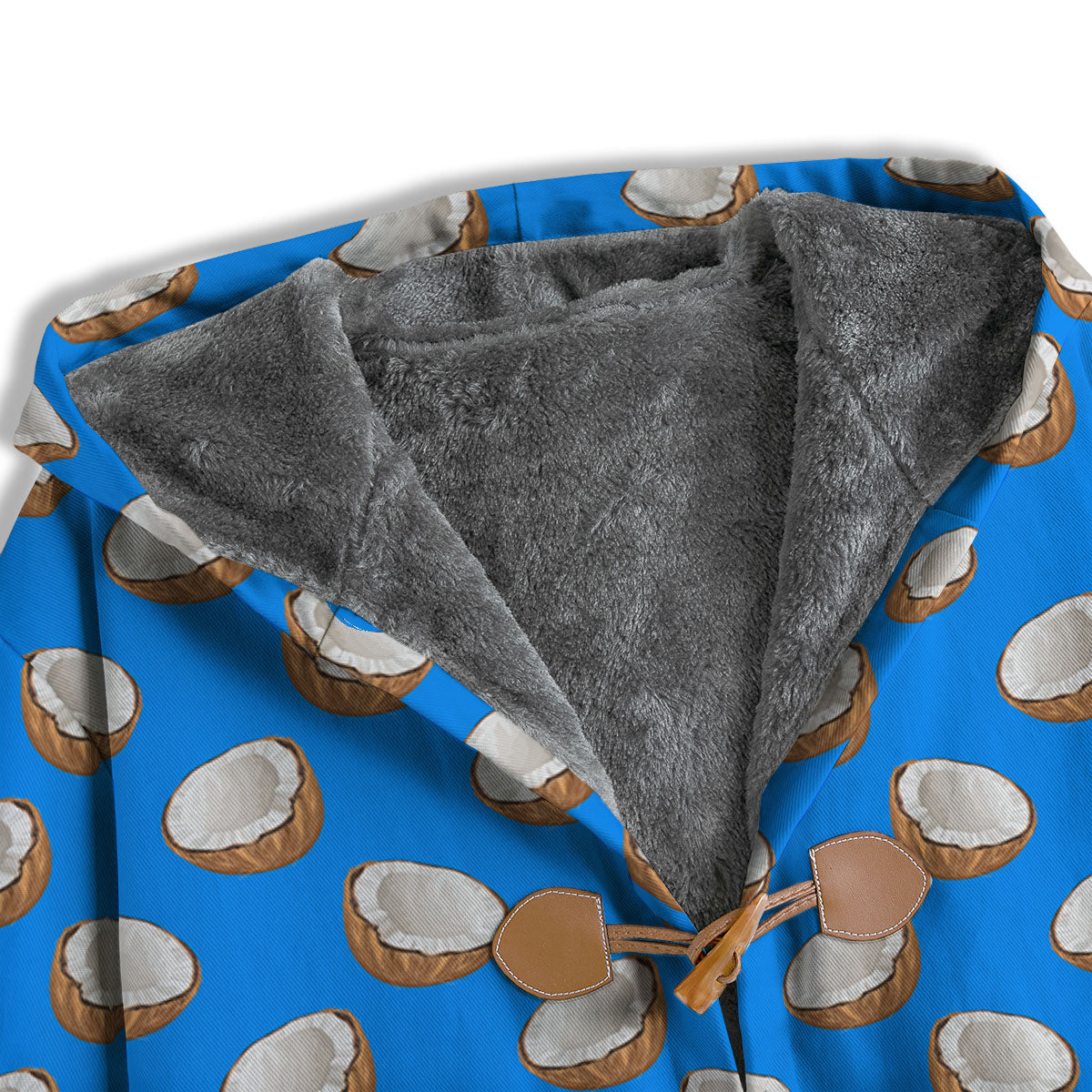 Coconut Blue Print Pattern Men's Windbreaker Jacket-grizzshop