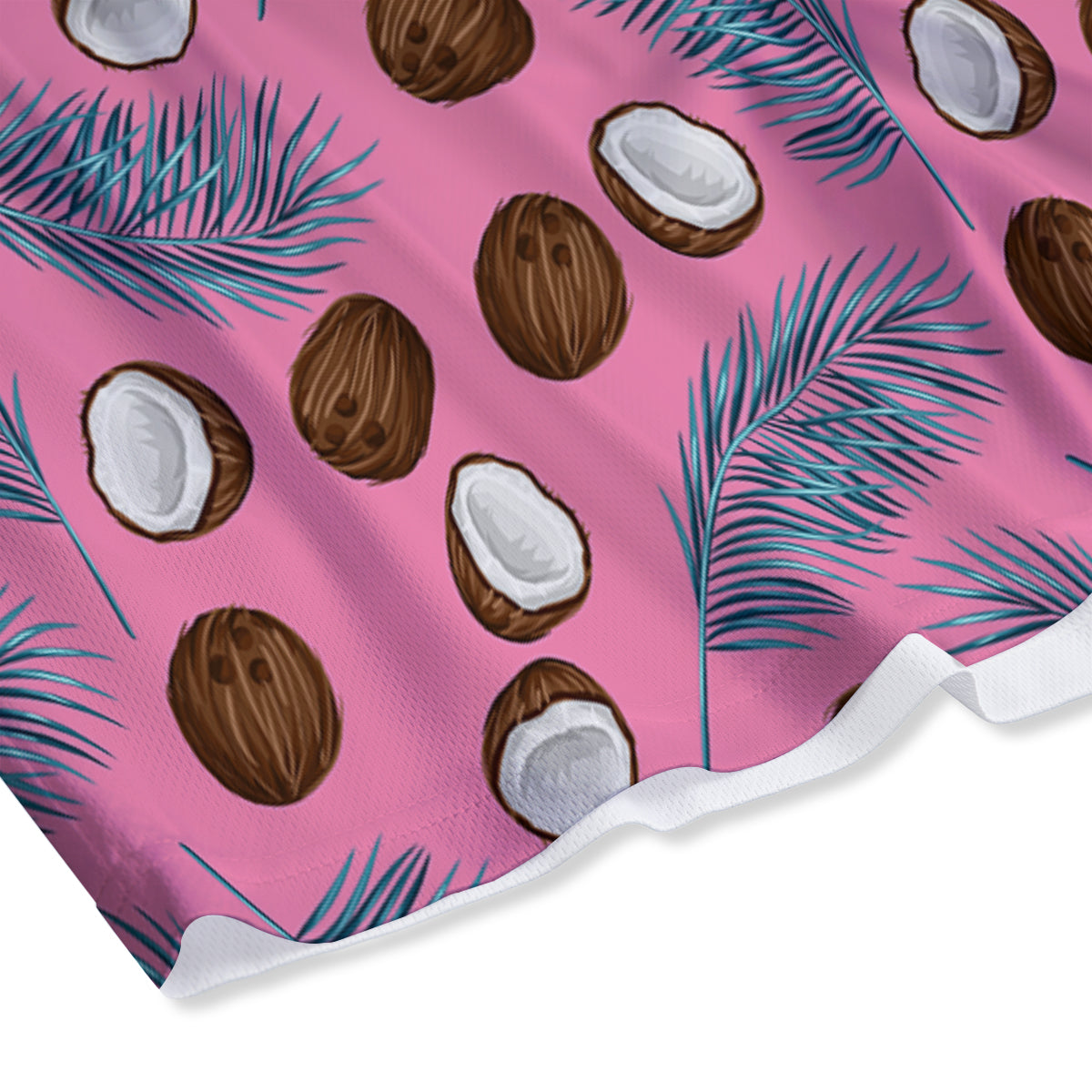 Frozen Leaf Oak Print Mesh Shorts