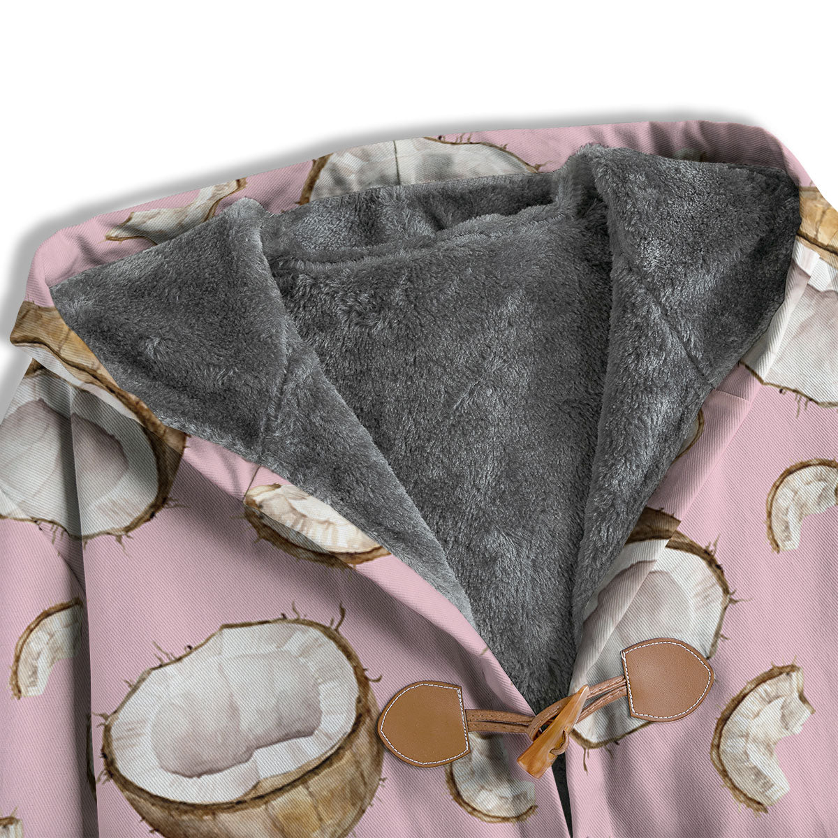 Coconut Pink Print Pattern Men's Windbreaker Jacket-grizzshop