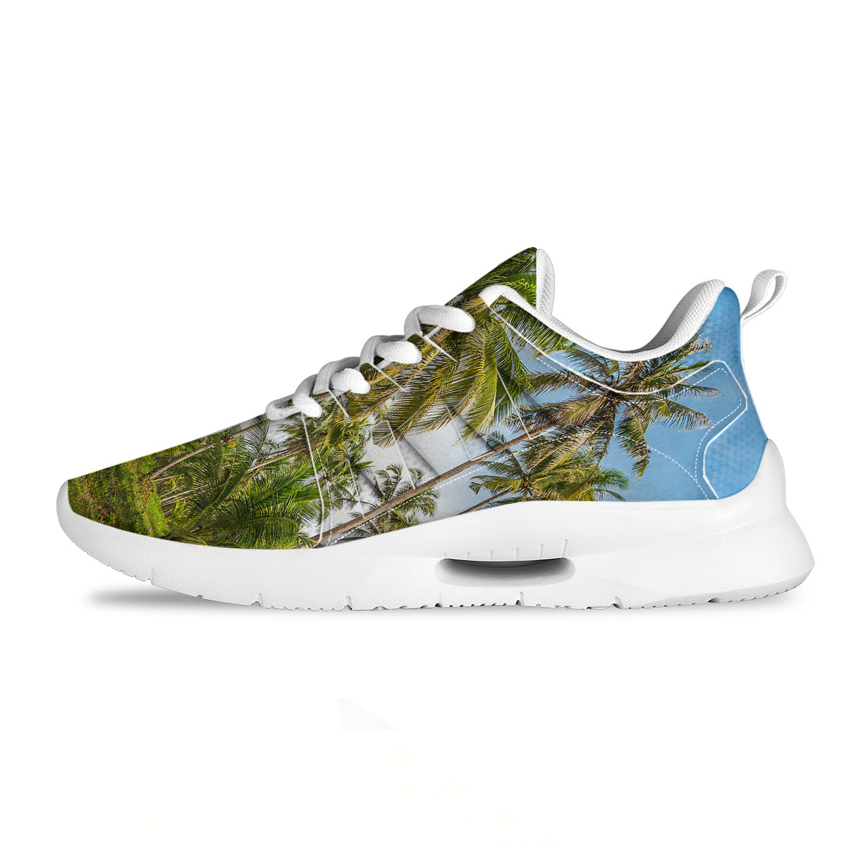 Coconut Tree Print Tennis Shoes-grizzshop