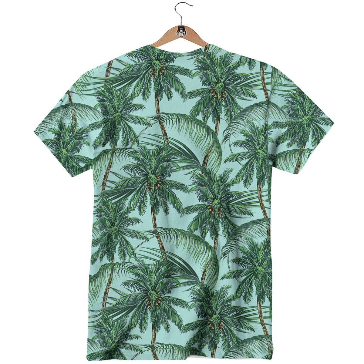 Coconut Tree Vintage Print Pattern T-Shirt-grizzshop