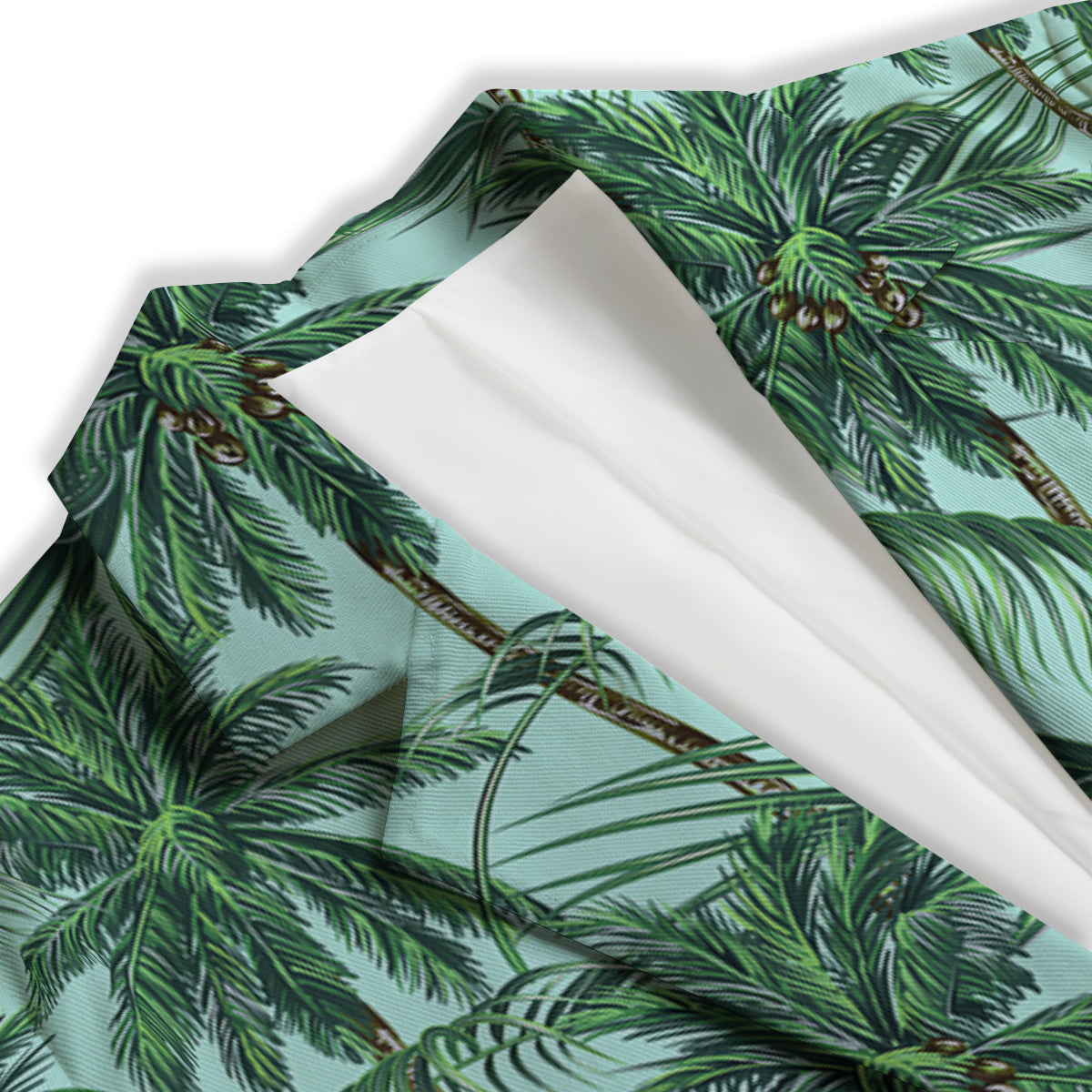 Coconut Tree Vintage Print Pattern Women's Blazer-grizzshop