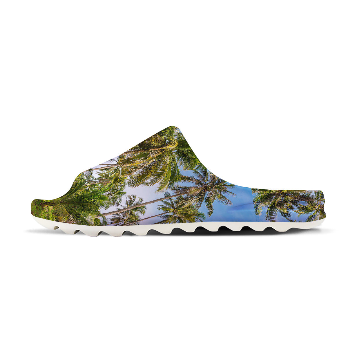 Coconut Tree Print Sandals-grizzshop