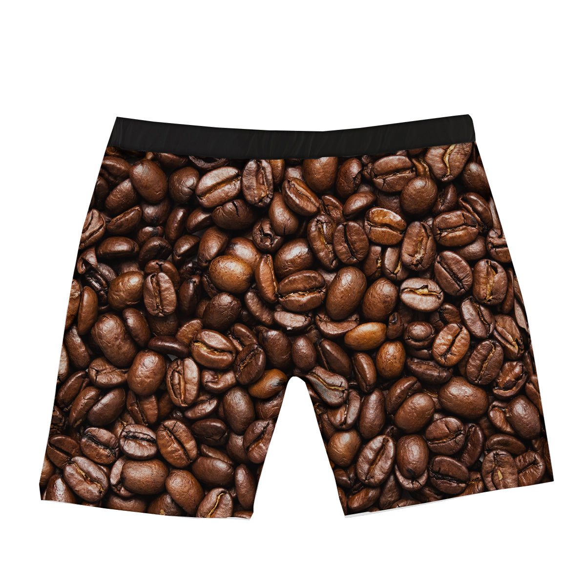 Coffee Beans Print Boxer Briefs-grizzshop