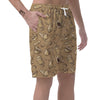 Coffee Pattern Print Men's Shorts-grizzshop