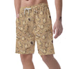 Coffee Pattern Print Men's Shorts-grizzshop