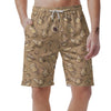 Coffee Pattern Print Men's Shorts-grizzshop