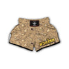 Coffee Pattern Print Muay Thai Boxing Shorts-grizzshop