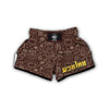 Coffee Print Pattern Muay Thai Boxing Shorts-grizzshop