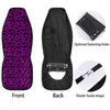 Coffin And Cat Purple Print Pattern Car Seat Covers-grizzshop