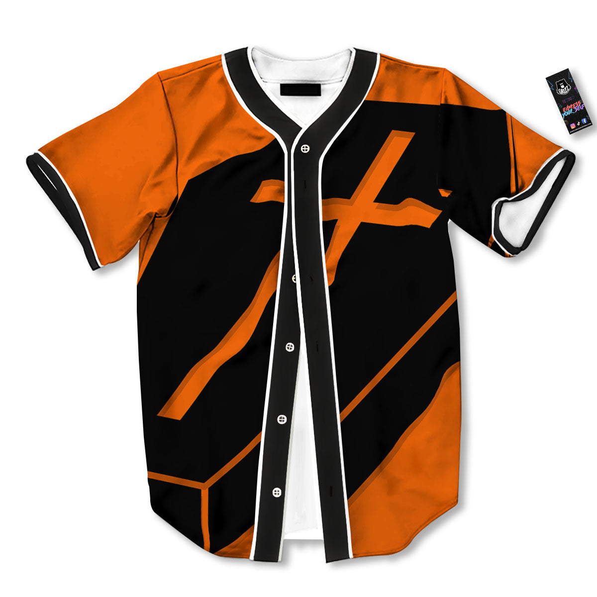 Coffin Halloween Vampire Print Baseball Jersey-grizzshop