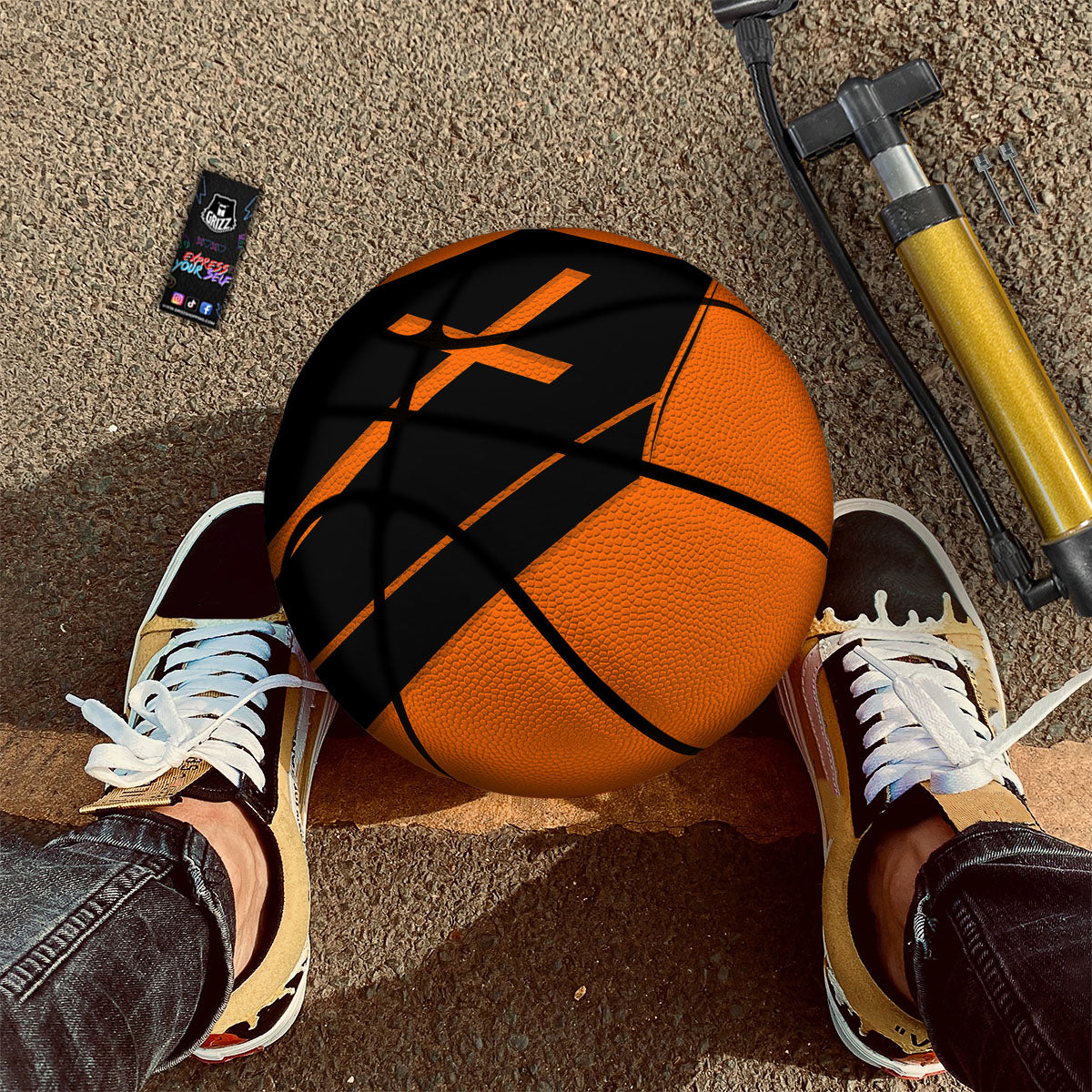 Coffin Halloween Vampire Print Basketball-grizzshop