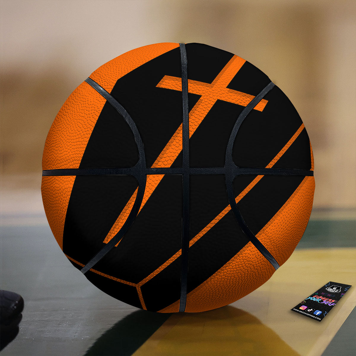 Coffin Halloween Vampire Print Basketball-grizzshop