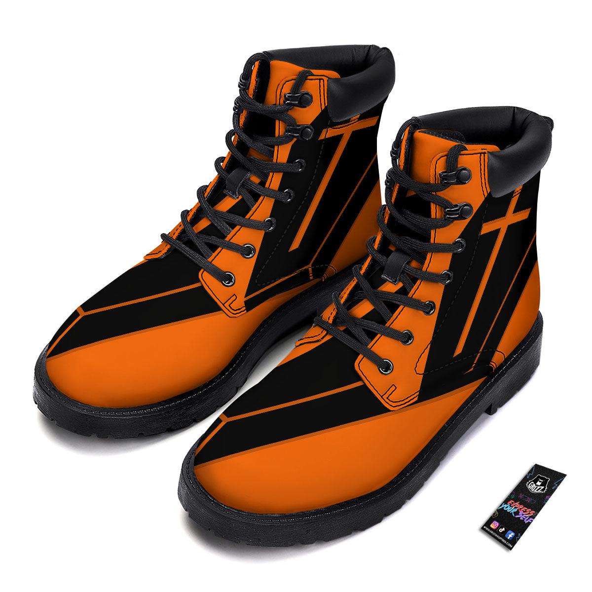 Coffin Halloween Vampire Print Boots-grizzshop