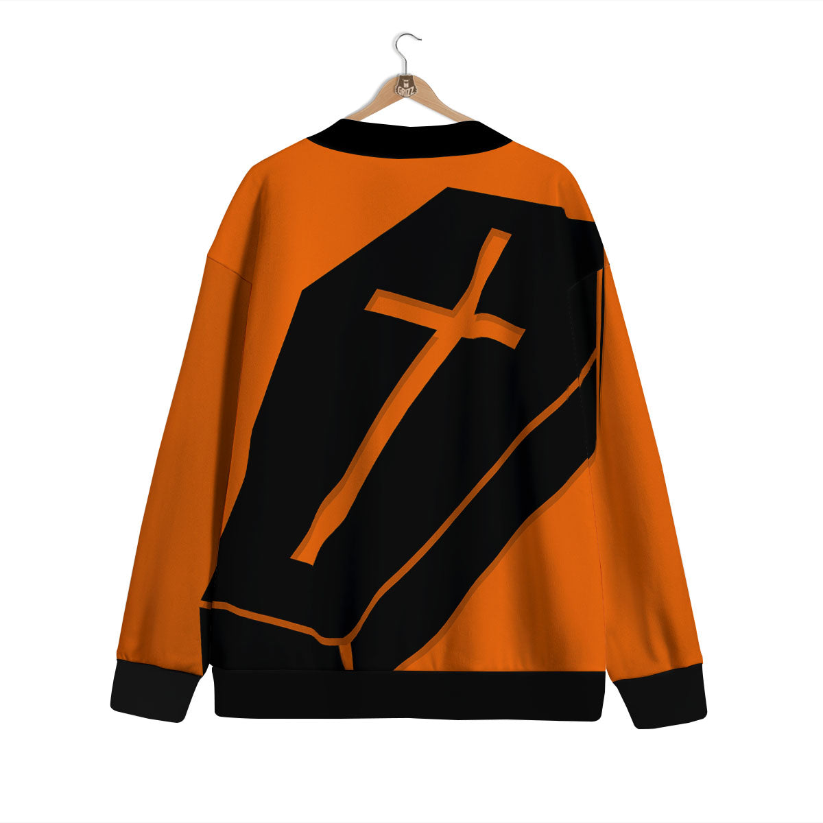 Coffin Halloween Vampire Print Cardigan-grizzshop