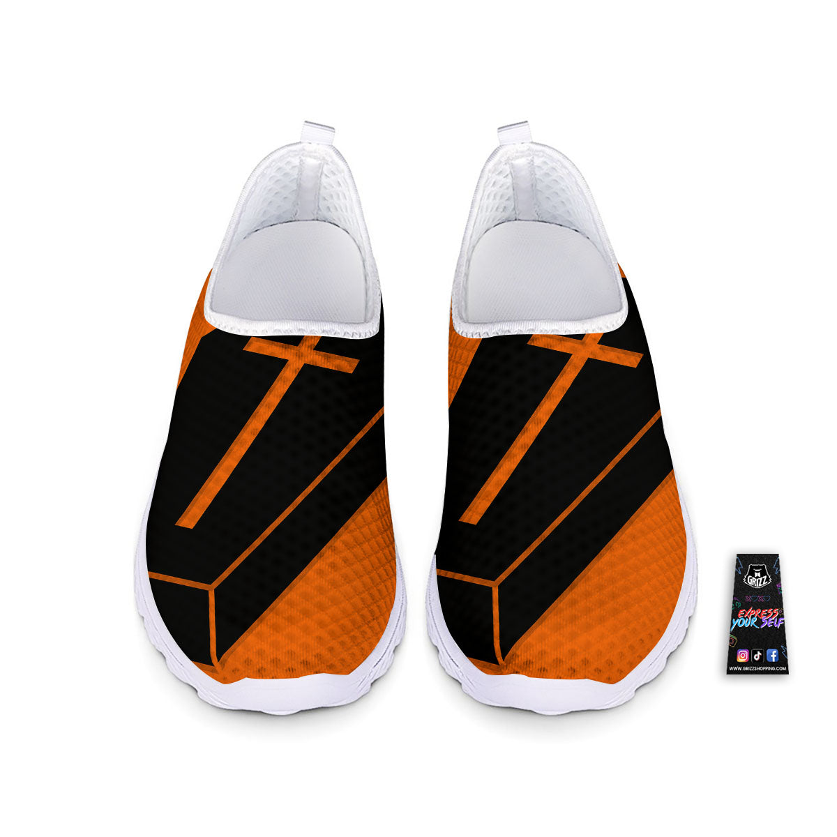 Coffin Halloween Vampire Print Nurse Shoes-grizzshop