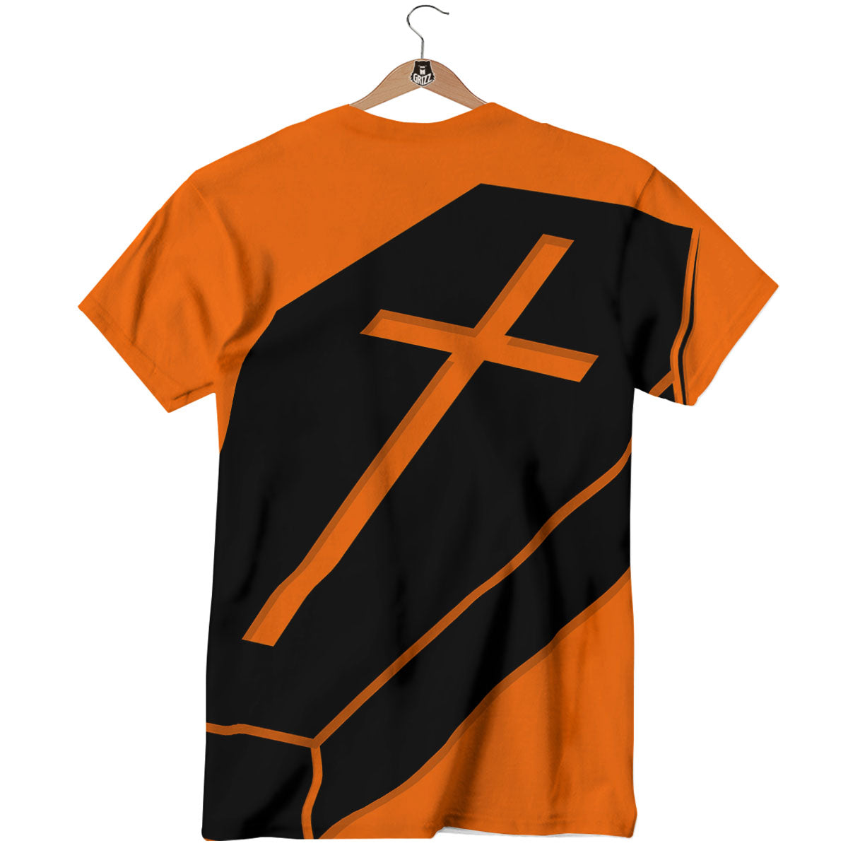 Coffin Halloween Vampire Print T-Shirt-grizzshop