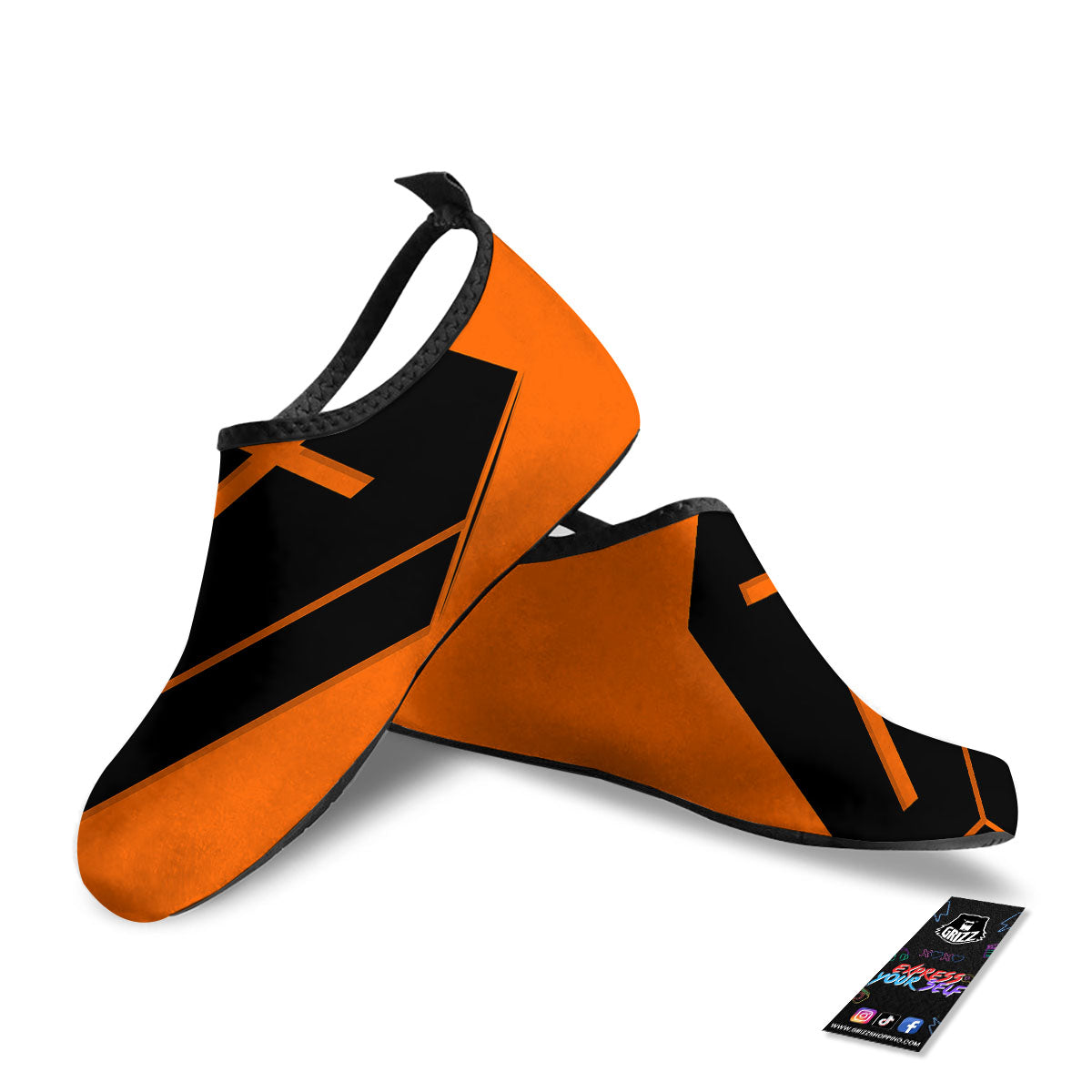 Coffin Halloween Vampire Print Water Shoes-grizzshop