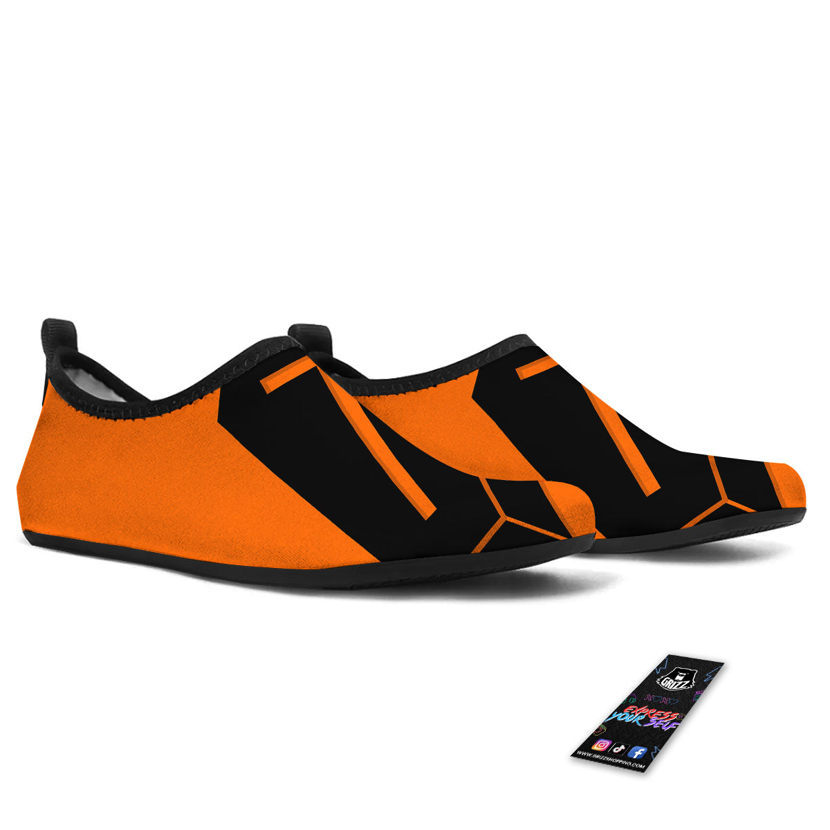 Coffin Halloween Vampire Print Water Shoes-grizzshop