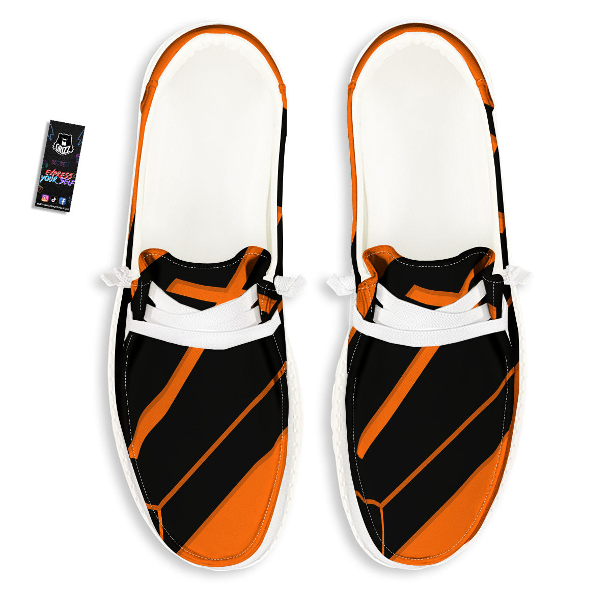 Coffin Halloween Vampire Print White Loafers-grizzshop