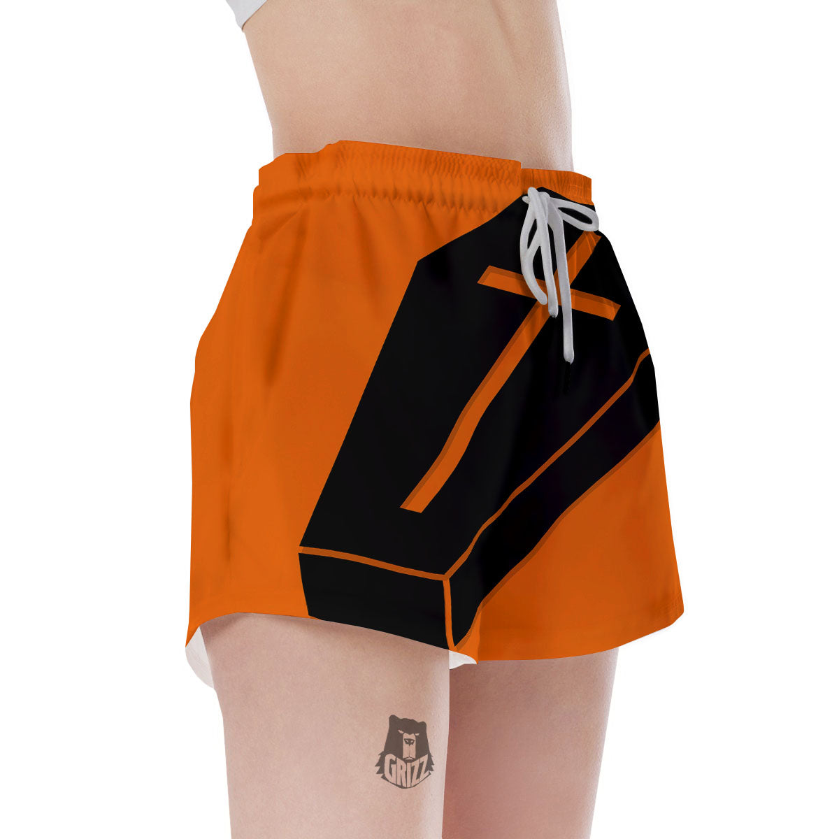 Coffin Halloween Vampire Print Women's Shorts-grizzshop