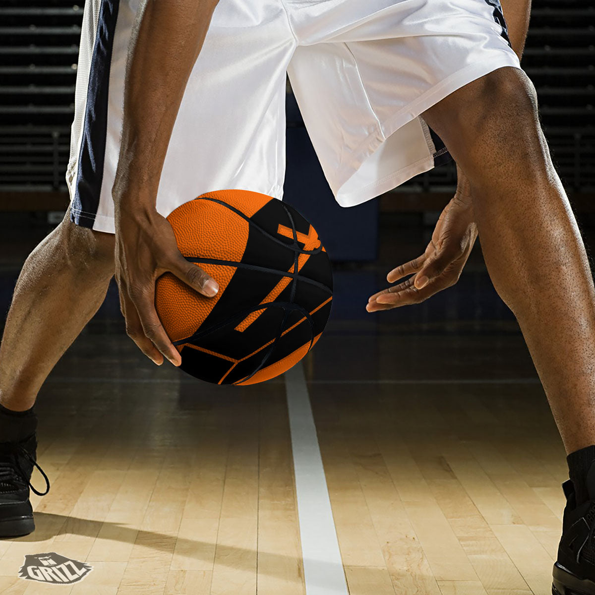 Coffin Halloween Vampire Print Basketball