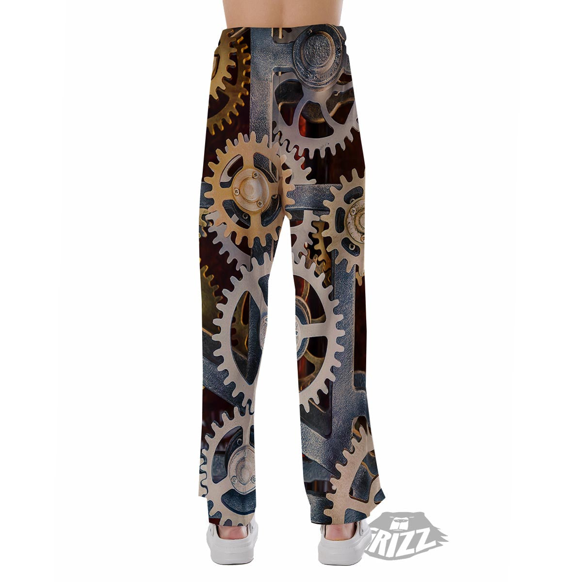 Cogs And Steampunk Gears Print Pajama Pants-grizzshop
