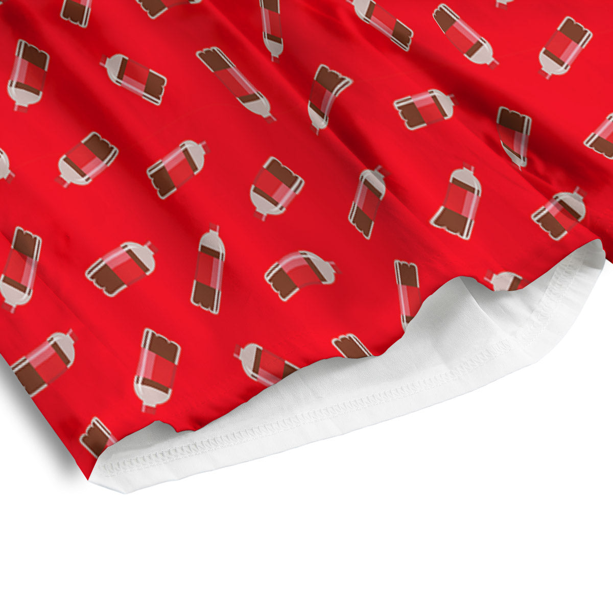 Cola Bottle Print Pattern Men's Athletic Shorts