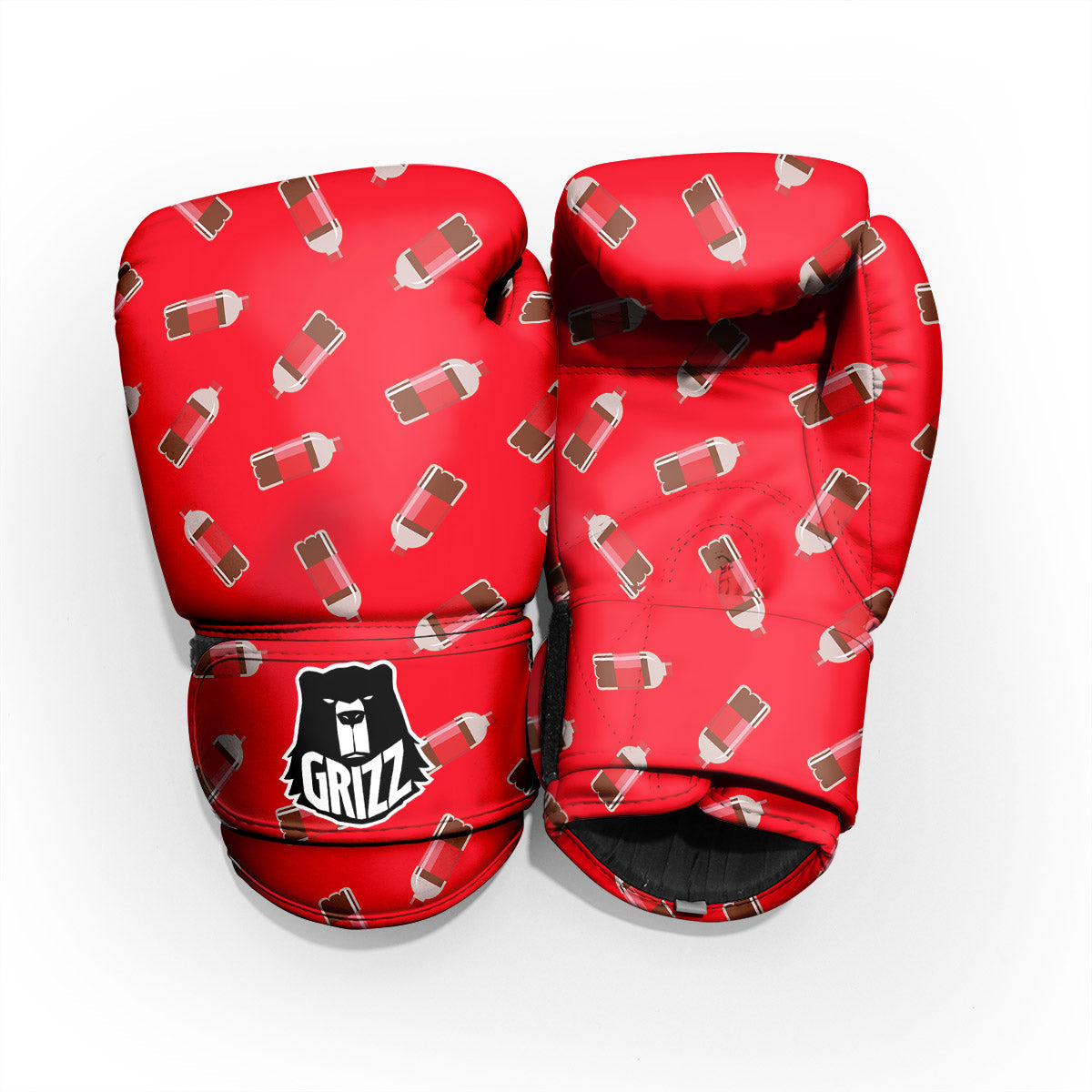 Cola Bottle Print Pattern Pro Boxing Glove
