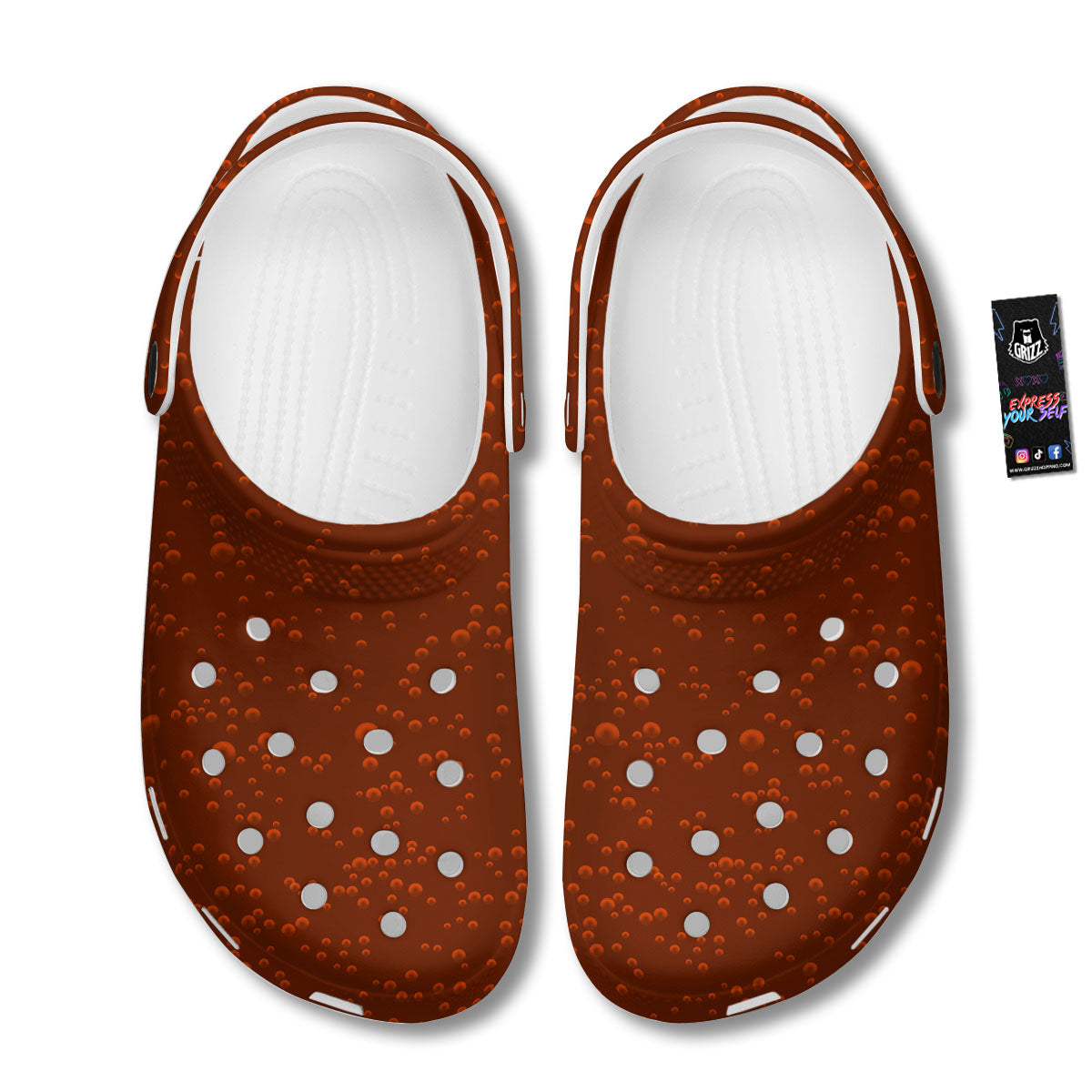 Cola Sparkling Print Clog-grizzshop