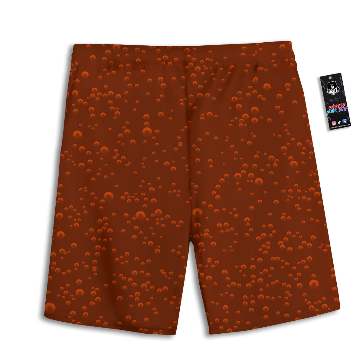 Cola Sparkling Print Men's Athletic Shorts