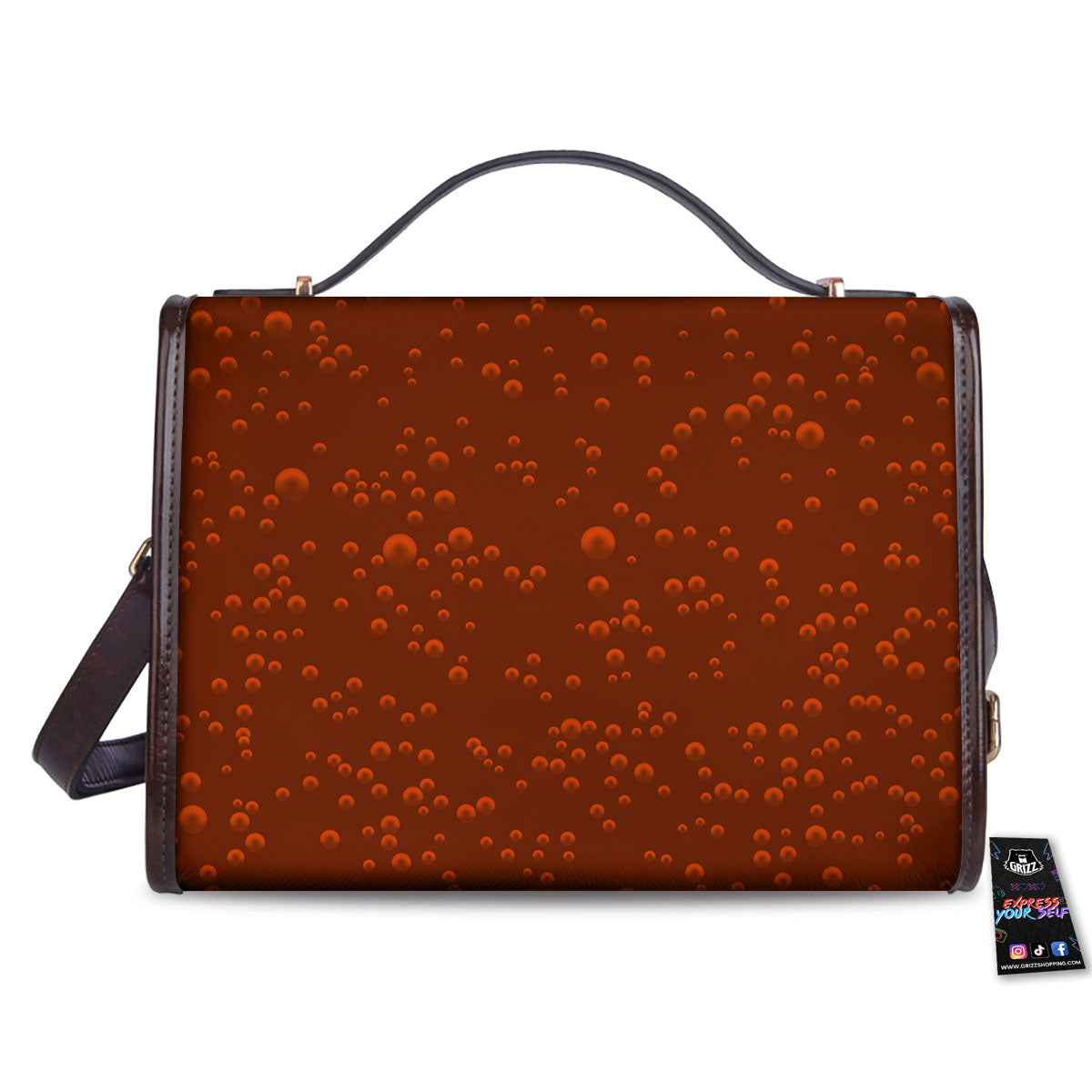 Cola Sparkling Print Women's Satchel Bag-grizzshop