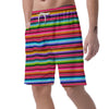 Coloful Mexican Baja Men's Shorts-grizzshop