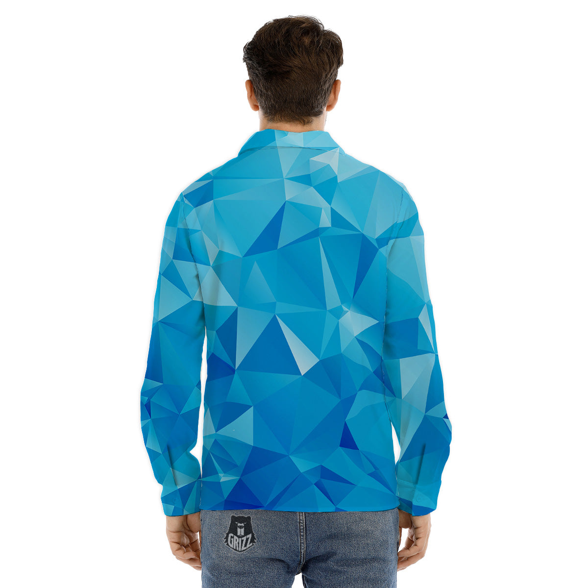 Colored Feathers Print Pattern Men's Dress Shirts-grizzshop