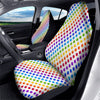 Colored Polka Dots Rainbow Print Pattern Car Seat Covers-grizzshop